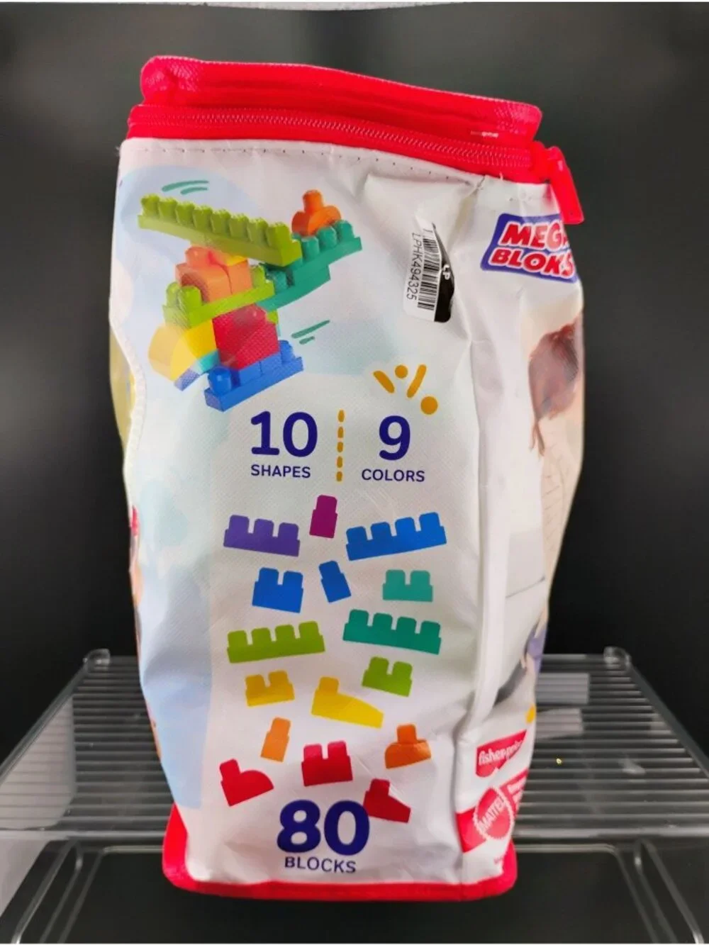 Fisher-Price Mega Bloks Big Building Bag 80 Pieces Toddler Ages 1+ Durable